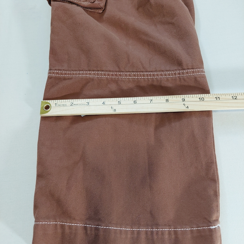 Wild Fable Women's Brown Wide Leg Cargo Pants - Picture 8 of 14